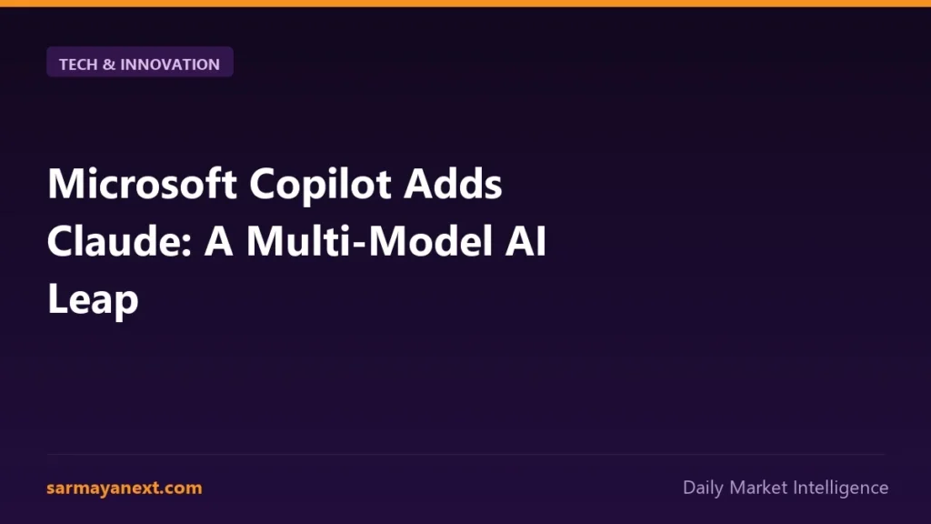 Microsoft Copilot Adds Claude: A Multi-Model AI Leap