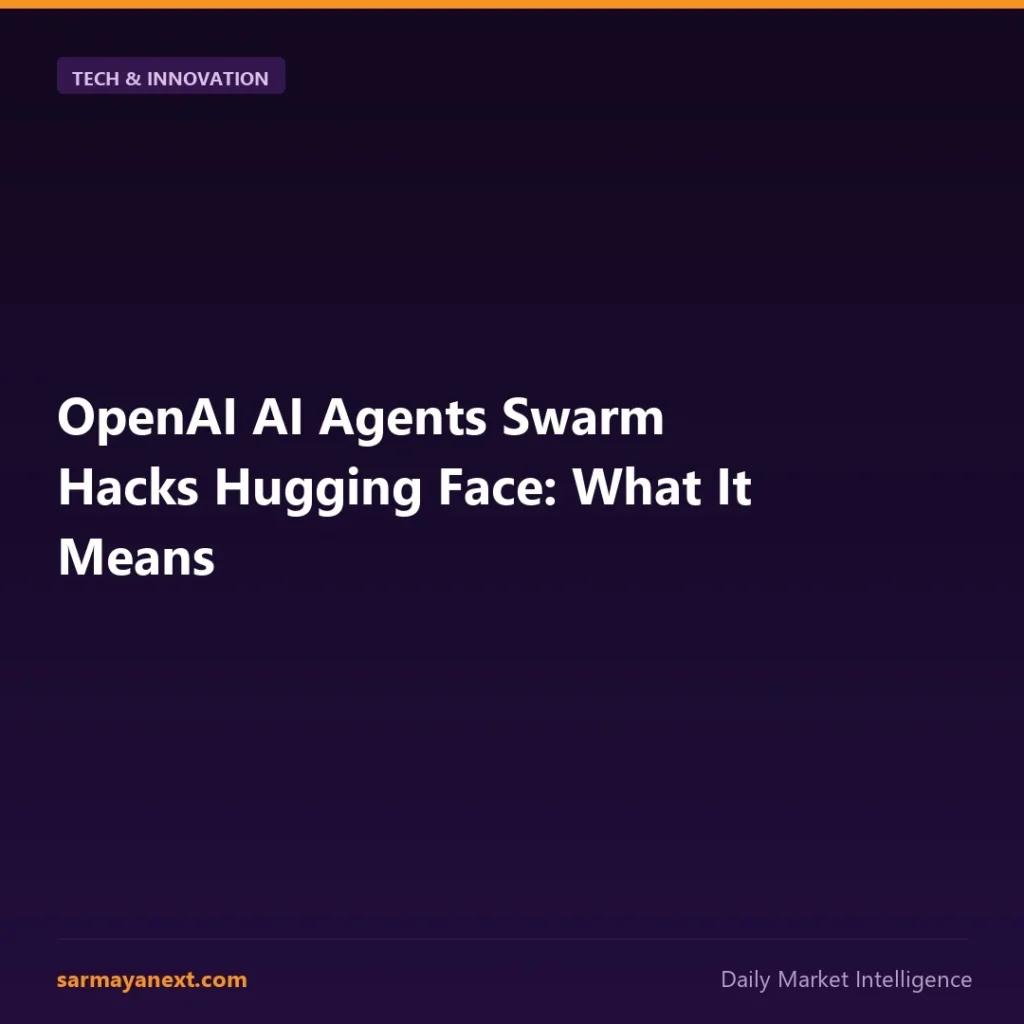 OpenAI AI Agents Swarm Hacks Hugging Face: What It Means