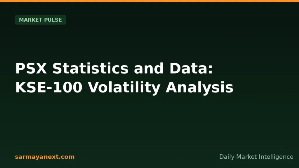 PSX Statistics and Data: KSE-100 Volatility Analysis