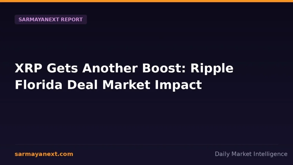 XRP Gets Another Boost: Ripple Florida Deal Market Impact